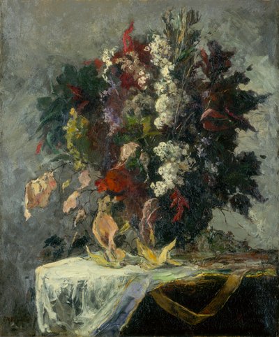 Utan titel (blomsterstilleben) av Edward Mitchell Bannister