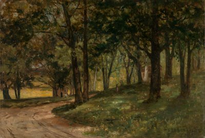 Namnlöst landskap med träd, n.d. av Edward Mitchell Bannister