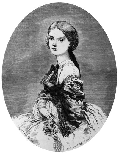 Prinsessan Maria Clotilde av Savojen (gravyr) av Edward Morin