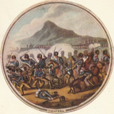 Slaget vid Talavera, 1815, 1910 av Edward Orme