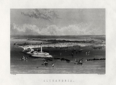 Alexandria, Egypten, 1800-talet av Edward Paxman Brandard
