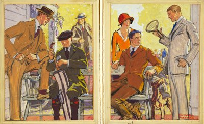 Reklam för Hart, Schaffner & Marx Clothes, pub. 1900 av Edward Penfield