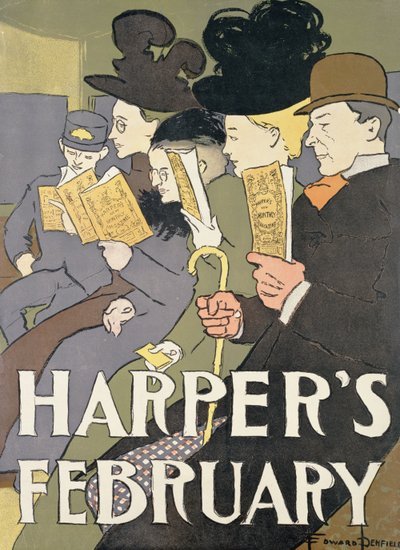 Harpers februari 1897 av Edward Penfield