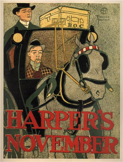 Harpers november 1896 av Edward Penfield