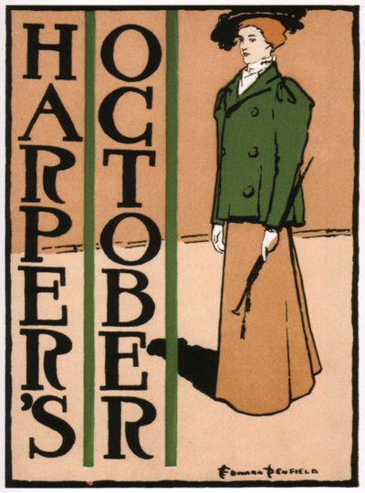 Harpers oktober 1895 av Edward Penfield