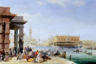 Dogepalatset från Santa Maria della Salute av Edward Pritchett
