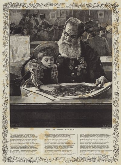 Hur slaget vanns (gravyr) av Edward R. King