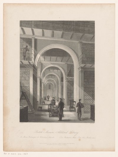 British Museums bibliotek British Museum - Ytterligare bibliotek (titel på objekt) av Edward Radclyffe