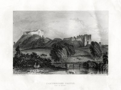 Carisbrooke Castle, Newport, Isle of Wight, 1860 av Edward Radclyffe