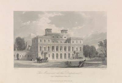 The Mansion at the Deepdene. Säte för Henry Thomas Hope, Esq. av Edward Radclyffe