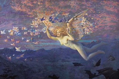 Morgonens vingar av Edward Robert Hughes
