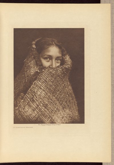 En jungfru från Clayoquot av Edward S. Curtis