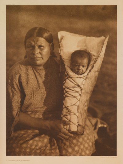 En comanchemamma av Edward S. Curtis