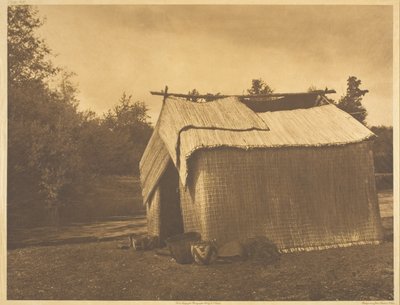 A Mat House - Skokomish av Edward S. Curtis
