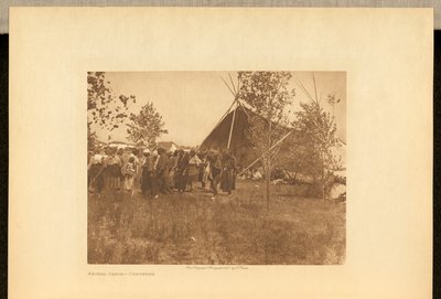 Animal Dance - Cheyenne av Edward S. Curtis