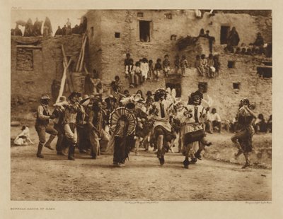 Buffaldansen i Hano av Edward S. Curtis