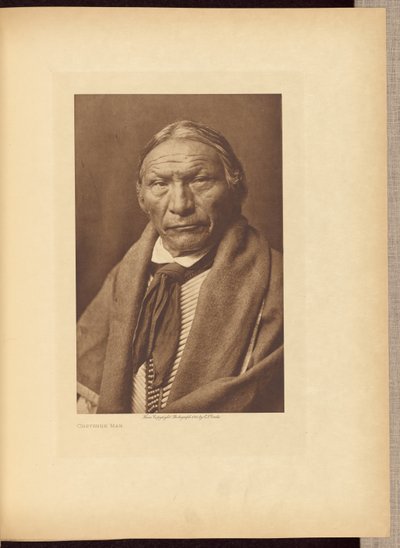 Cheyenne Man av Edward S. Curtis