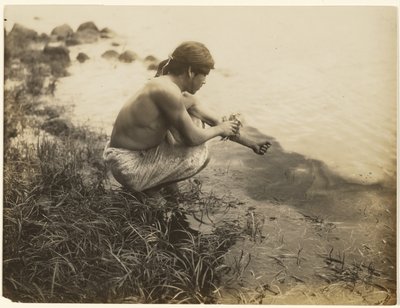 [Jag ska bada min kropp - jag ska rena den från det orena] av Edward S. Curtis