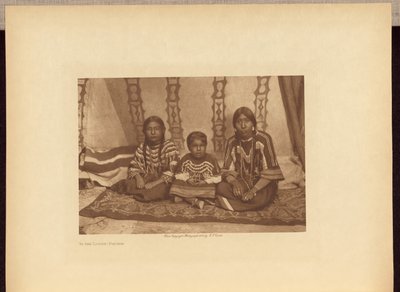 I logen - Piegan av Edward S. Curtis