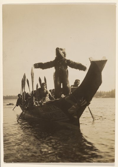 [Budbärare för att be om Wakets dotters hand] av Edward S. Curtis