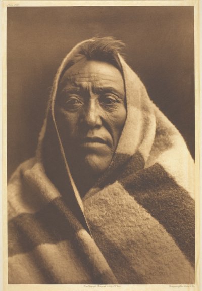 Mellankalv-Piegan av Edward S. Curtis