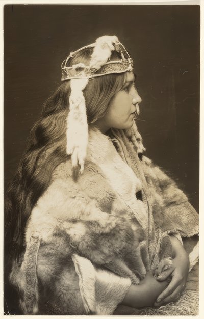 Naida, den stolta prinsessan av Edward S. Curtis