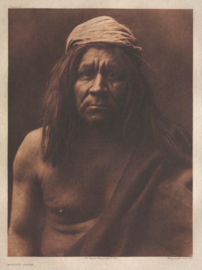 Portfölj II, plansch 57 / Mohavehövdingen av Edward S. Curtis