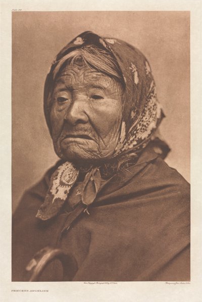Portfölj IX, skylt 314: Prinsessan Angeline av Edward S. Curtis