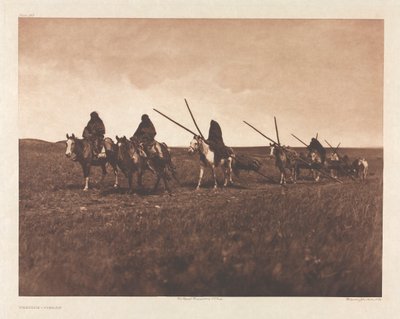 Portfolio VI, skylt 193: Verk--Piegan av Edward S. Curtis