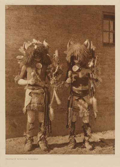 Tesuque Buffalo-dansare av Edward S. Curtis