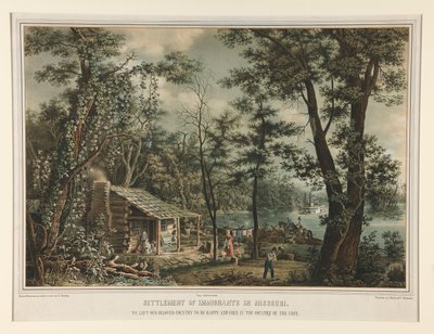 Bosättning av immigranter i Missouri/ Vi lämnade vårt älskade land av Edward Sachse