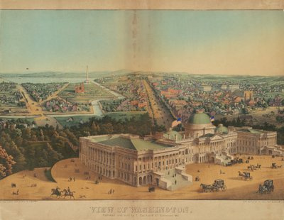 Vy över Washington av Edward Sachse
