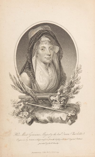 Drottning Charlotte (ca 1806-10) av Edward Scriven