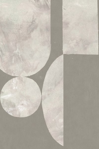 Dämpad geometrisk abstrakt konst av Edward Selkirk