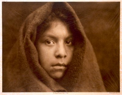 En Makah Maiden av Edward Sheriff (after) Curtis