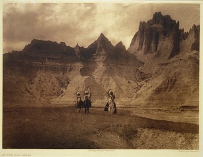 I Badlands av Edward Sheriff (after) Curtis