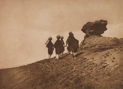 Acoma Vattenflickor av Edward Sheriff Curtis