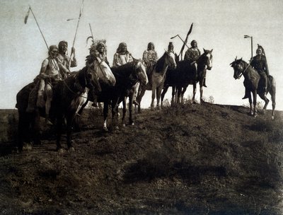 Amerikanska indianer: Apsaroke-krigare till häst av Edward Sheriff Curtis