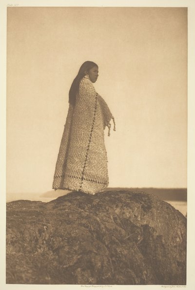 Cowichan Girl, 1912. av Edward Sheriff Curtis