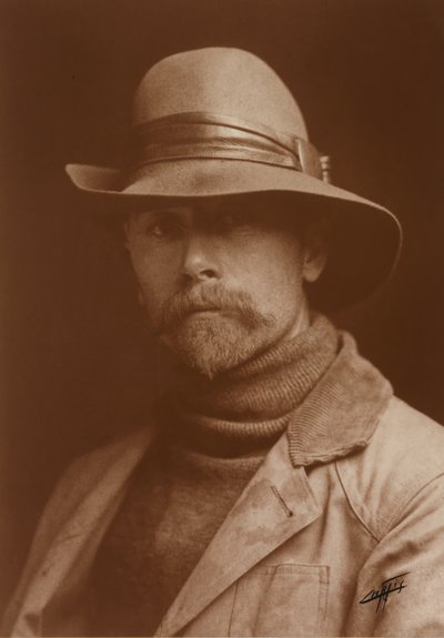 Självporträtt av Edward Sheriff Curtis av Edward Sheriff Curtis