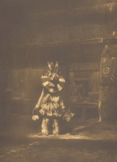Maskerad dansare - Cowichan, 1912. av Edward Sheriff Curtis