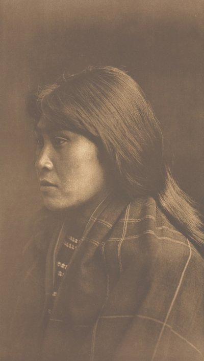 Suquamish Girl, 1912. av Edward Sheriff Curtis