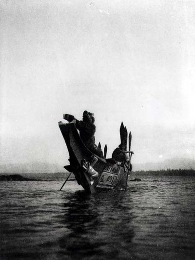 Tenaktak Wedding Guests, från "The North American Indian" av Edward Sheriff Curtis