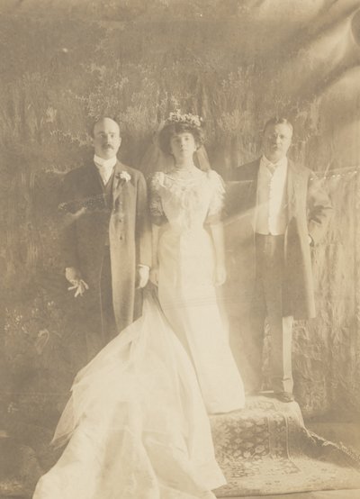 Theodore Roosevelt, Alice Roosevelt Longworth och Nicholas Longworth av Edward Sheriff Curtis