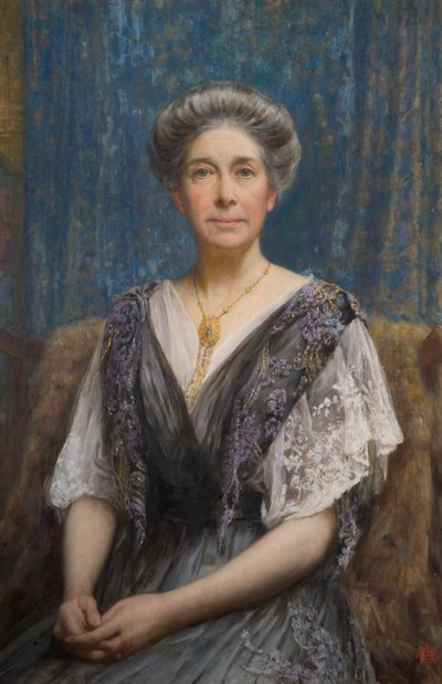 Porträtt av fru Alfred C. Osler av Edward Steel Harper