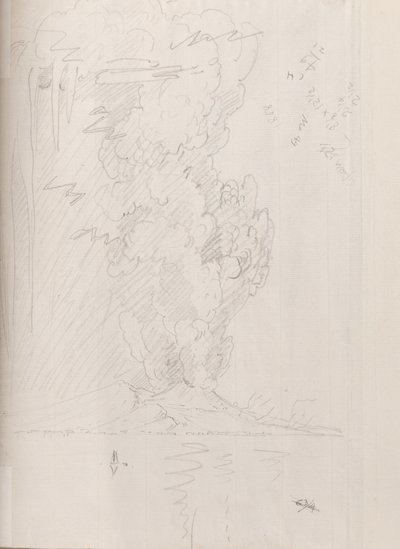 Vesuvius utbrott, 1794 av Edward Swinburne