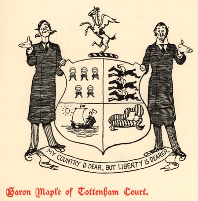 Baron Maple of Tottenham Court (gravyr) av Edward Tennyson Reed