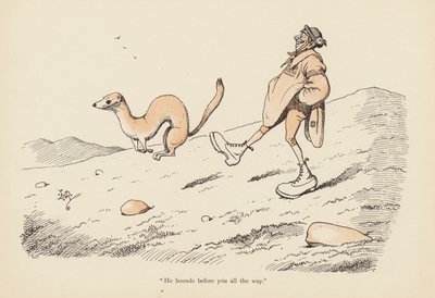 Tails with a Twist: The Weaser (färg litho) av Edward Tennyson Reed