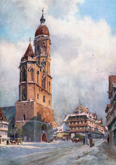 Brunswick - St Andreas och Alte Wage (färglitografi) av Edward Theodore Compton