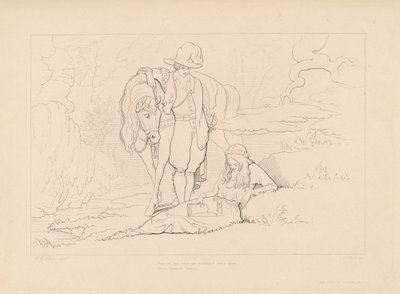 Nära han hade kommit... av Edward Webb, after George Elgar Hicks